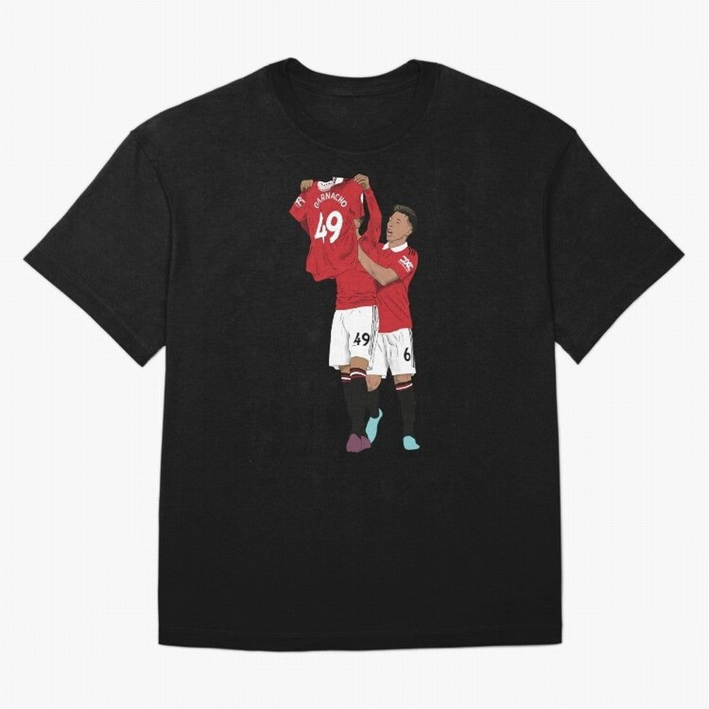 Alejandro Garnacho Goal Celebration Oversized T-Shirt Represent Football Lovers during FIFA World Cup 2026 Connected to CR7, Netherlands Energy, Classic Soccer Heritage, Championship Pressure, Fan Loyalty and International Pride; Great for Watch