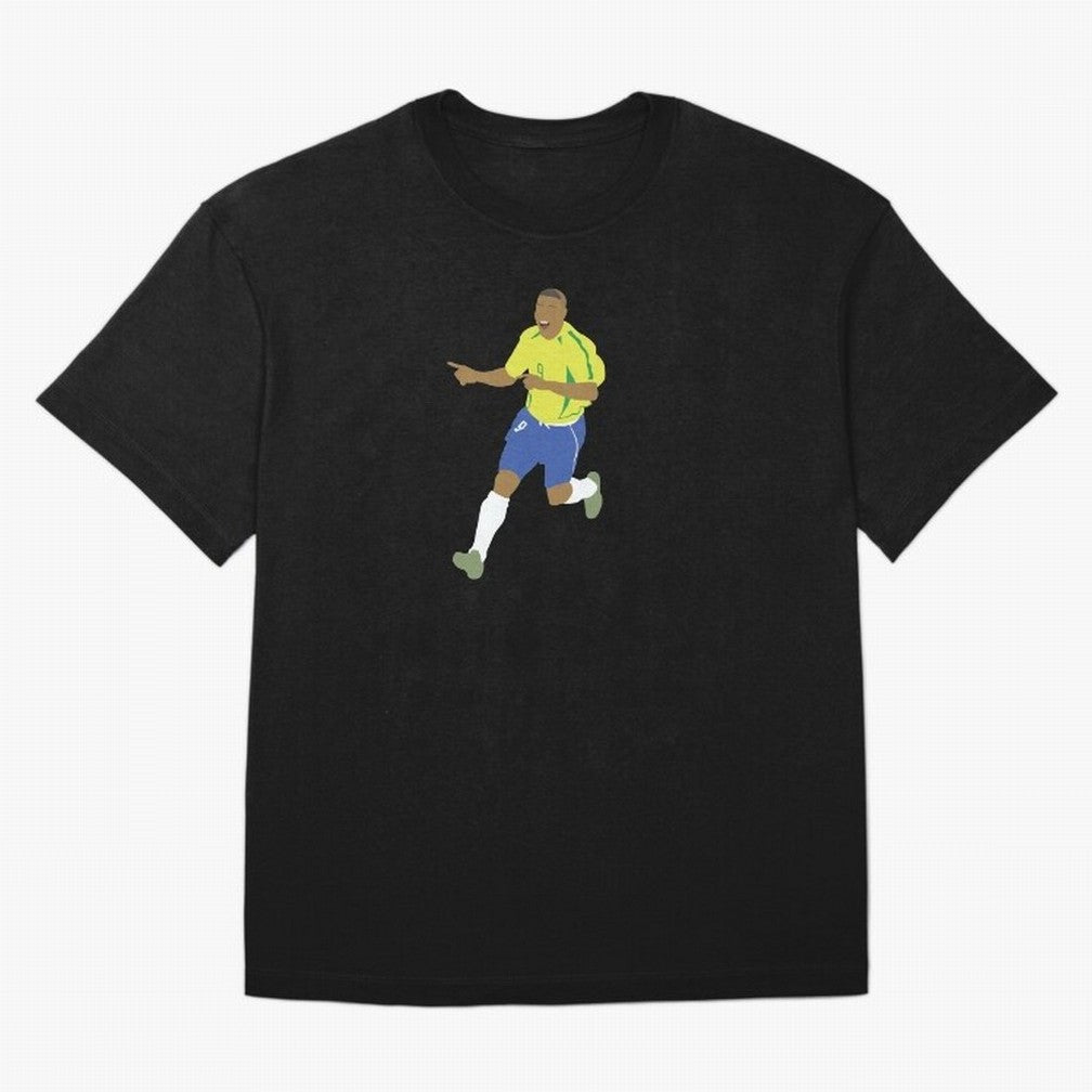 Ronaldo 'Il Fenomeno' Brazil Legend 9 Oversized T-Shirt Relive FIFA World Cup 2026 USA Canada Mexico Driven by Mbappe and Neymar, Brazil Energy, Football Festival Excitement, Trophy Ambitions, Country Rivalries and Star Player Buzz; Made for Die