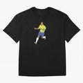 Ronaldo 'Il Fenomeno' Brazil Legend 9 Oversized T-Shirt Relive FIFA World Cup 2026 USA Canada Mexico Driven by Mbappe and Neymar, Brazil Energy, Football Festival Excitement, Trophy Ambitions, Country Rivalries and Star Player Buzz; Made for Die