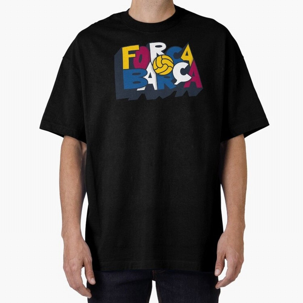 Forca Barca Classic T-Shirt Build FIFA World Cup 2026 USA Canada Mexico Spirit, Built around Spain, Cristiano Ronaldo, Vintage Soccer Flavor, Modern Football Stars, National Flags and Final Night Emotion; Ideal for Football Dads, Football Moms,