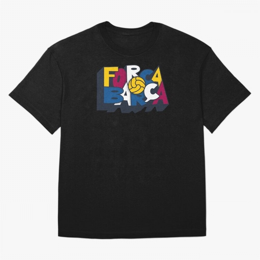 Forca Barca Classic T-Shirt Build FIFA World Cup 2026 USA Canada Mexico Spirit, Built around Spain, Cristiano Ronaldo, Vintage Soccer Flavor, Modern Football Stars, National Flags and Final Night Emotion; Ideal for Football Dads, Football Moms,
