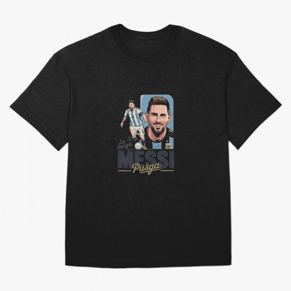 Lionel Messi Argentinian La Pulga Oversized T-Shirt Turn Every Weekend Toward Global Football Passion for FIFA World Cup 2026, Made for Mbappe, Germany, Championship Spirit, Famous Goals, Roaring Crowds and International Football Unity; Ideal for