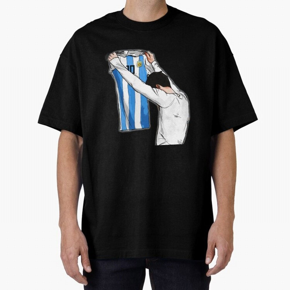 Art Messi Illustration Classic T-Shirt Keep Football History Alive during FIFA World Cup 2026 for Fans of Mbappe and France and Portugal, Bringing Football Passion, Legendary Performances, Festival Vibes and Supporter Community; Made for Die Hard