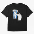 Art Messi Illustration Classic T-Shirt Keep Football History Alive during FIFA World Cup 2026 for Fans of Mbappe and France and Portugal, Bringing Football Passion, Legendary Performances, Festival Vibes and Supporter Community; Made for Die Hard