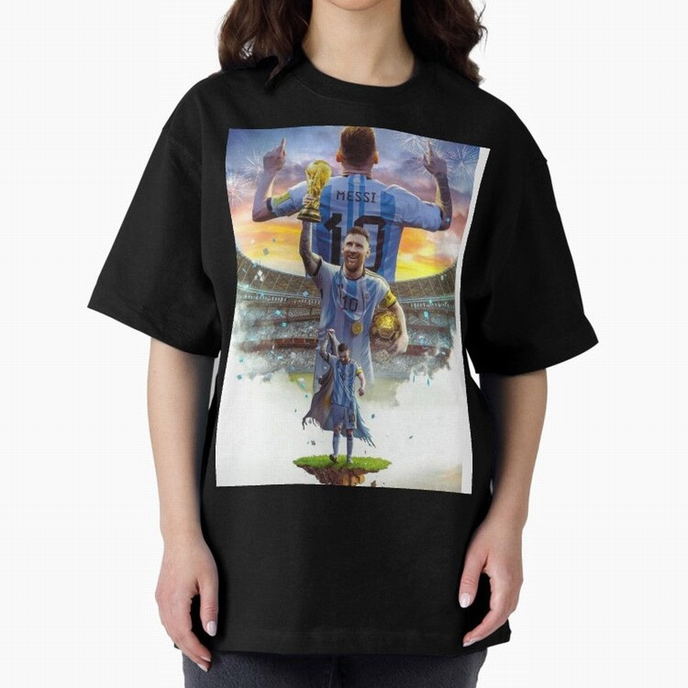 Lionel Messi picture 4k Essential T-Shirt Share Match Day Hype around FIFA World Cup 2026, Messi and Cristiano Ronaldo, Brazil, Goal Celebration Energy, Supporter Heritage, Football Icons and Worldwide Tournament Joy; Great for Supporters Who Love