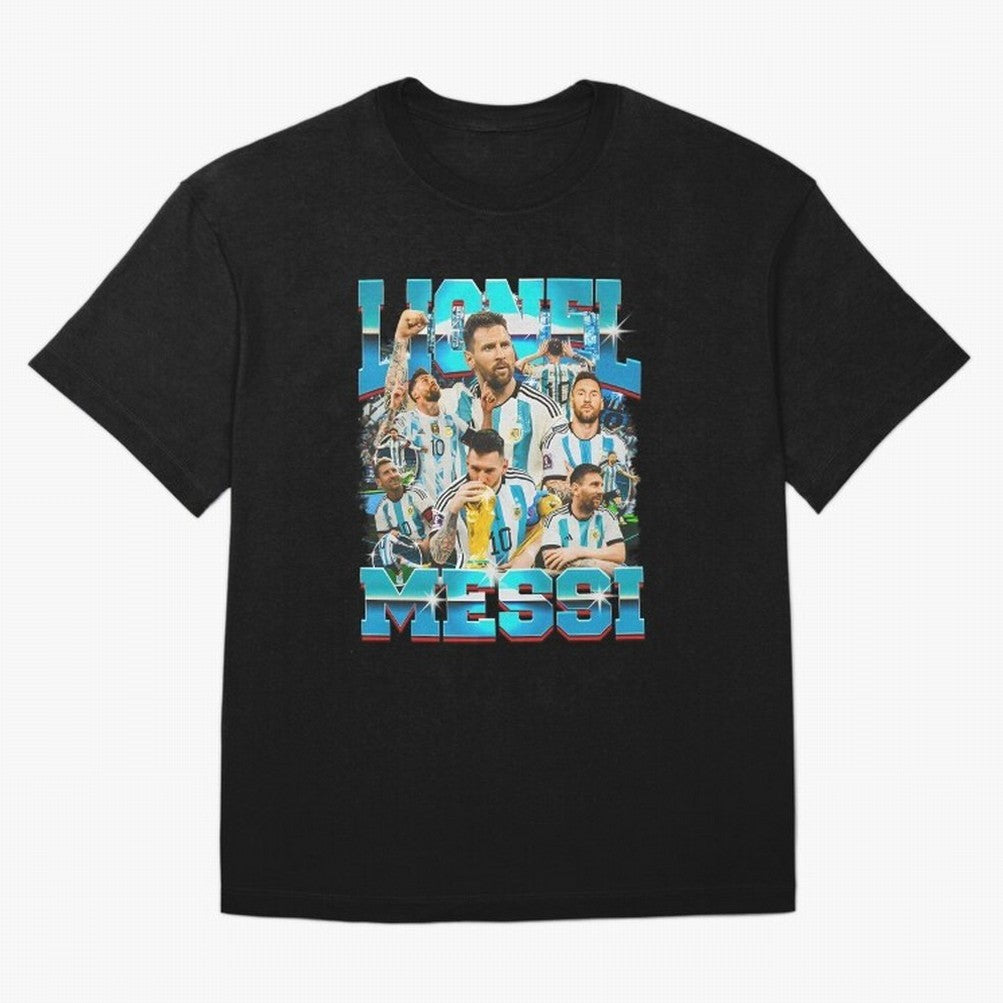 Lionel Messi Bootleg Essential T-Shirt Capture Stadium Memories from Match Day Hype around FIFA World Cup 2026, Neymar, Brazil, Worldwide Fan Energy, Dramatic Goals, Stadium Lights and Championship Celebrations; Perfect for Supporters Who Want Bold