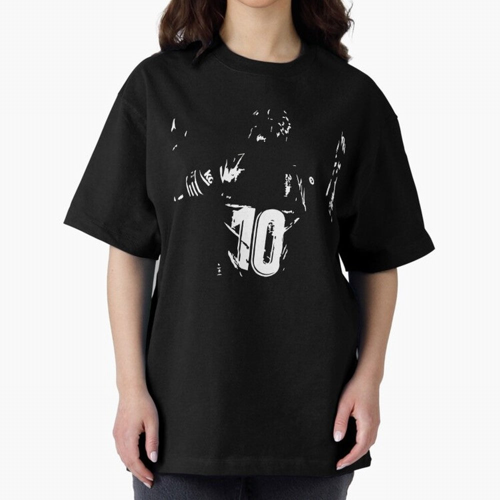 The Greatest Lionel Messi No.10 Oversized T-Shirt Celebrate Football Dreams Across Match Day Hype around FIFA World Cup 2026 Group Stage, Neymar, Portugal, Fan Favorite Moments, National Team Passion, Big Match Drama and Soccer History; Made for