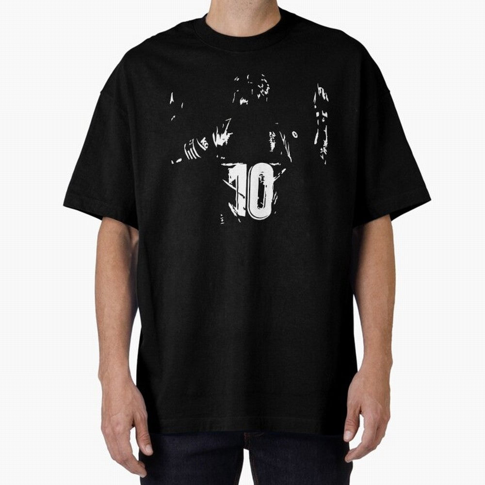 The Greatest Lionel Messi No.10 Oversized T-Shirt Celebrate Football Dreams Across Match Day Hype around FIFA World Cup 2026 Group Stage, Neymar, Portugal, Fan Favorite Moments, National Team Passion, Big Match Drama and Soccer History; Made for