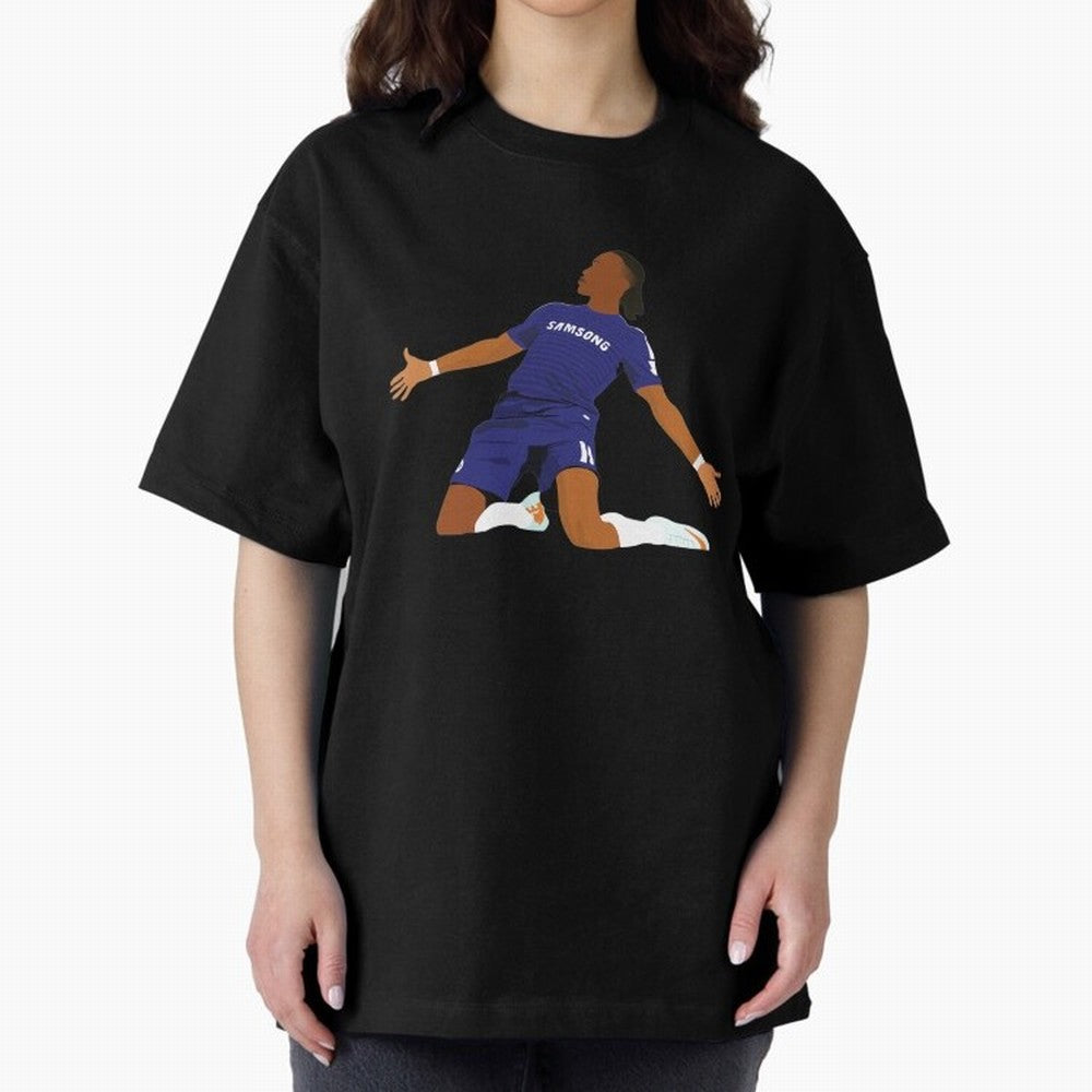 Drogba Classic T-Shirt Bring World Football Passion into FIFA World Cup 2026 USA Canada Mexico Spirit, Featuring Spain, Cristiano Ronaldo, Football Festival Excitement, Trophy Ambitions, Country Rivalries and Star Player Buzz; Made for Collectors