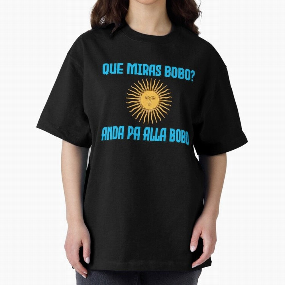 Que Miras Bobo Messi Argentina Flag Classic T-Shirt Enjoy FIFA World Cup 2026 Group Stage Spirit, Highlighting England, France and Netherlands, Neymar, Haaland and Cristiano Ronaldo, Football History, Final Match Energy, Crowd Noise and Once in a