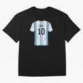 LeoMessi Jersey Illustration 2022 Oversized T-Shirt Join Supporters Worldwide for the FIFA World Cup 2026 Journey through CR7 Highlights, England and Germany Pride, Global Supporter Spirit, Legendary Goals, National Colors and Tournament
