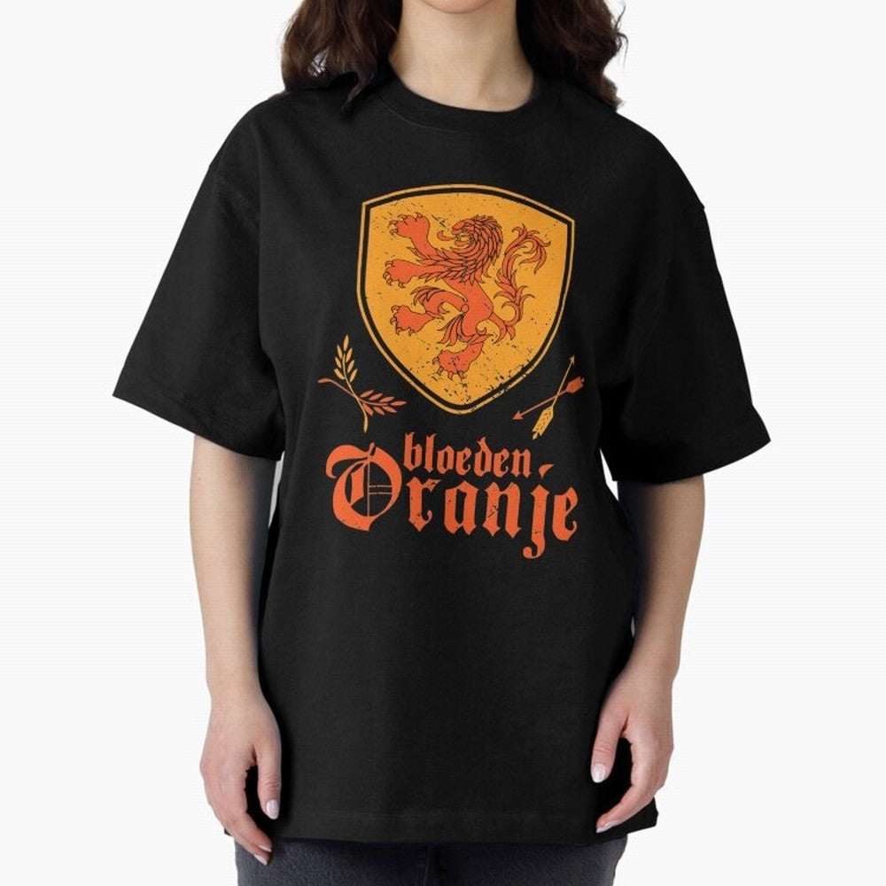 Netherlands Bleed Oranje Classic T-Shirt Share the Excitement of Match Day Hype around FIFA World Cup 2026 Group Stage, Haaland and Mbappe, Germany, Championship Spirit, Famous Goals, Roaring Crowds and International Football Unity; Ideal for Fans