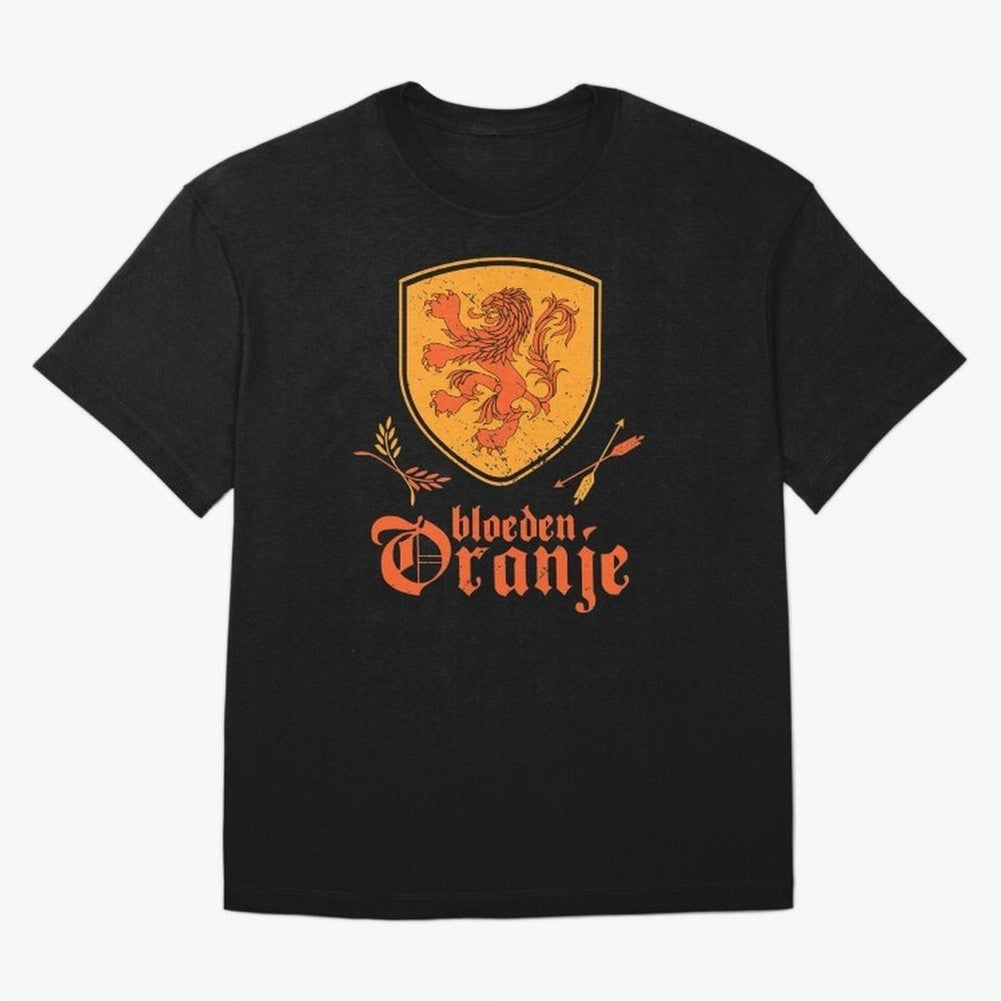 Netherlands Bleed Oranje Classic T-Shirt Share the Excitement of Match Day Hype around FIFA World Cup 2026 Group Stage, Haaland and Mbappe, Germany, Championship Spirit, Famous Goals, Roaring Crowds and International Football Unity; Ideal for Fans