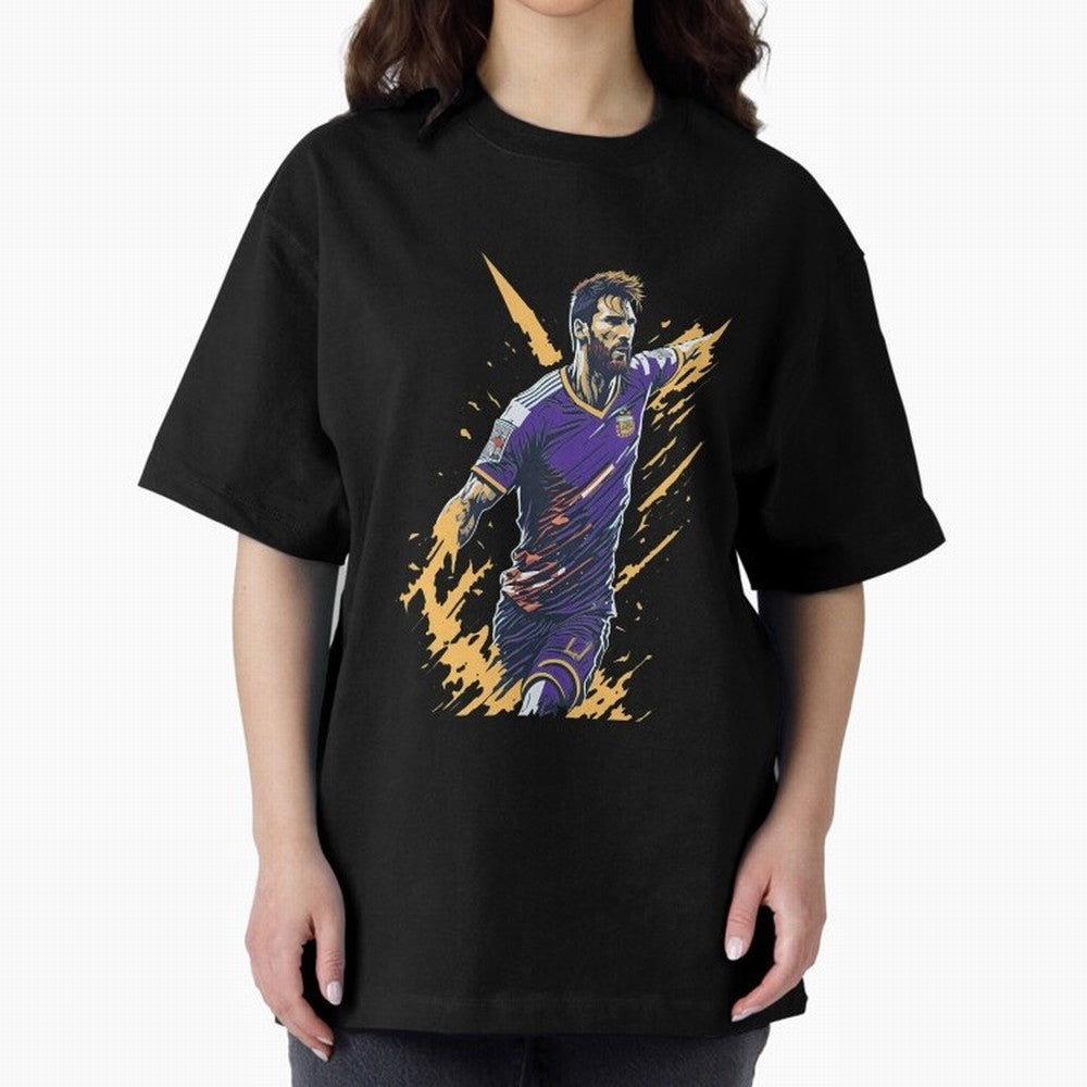 Lionel Messi splash art Active T-Shirt Share FIFA World Cup 2026 Group Stage Driven by Mbappe, Netherlands Energy, Soccer Culture, Superstar Moments, National Team Dreams and Competitive Fire; Made for Die Hard Supporters, Soccer Lovers, Game Day