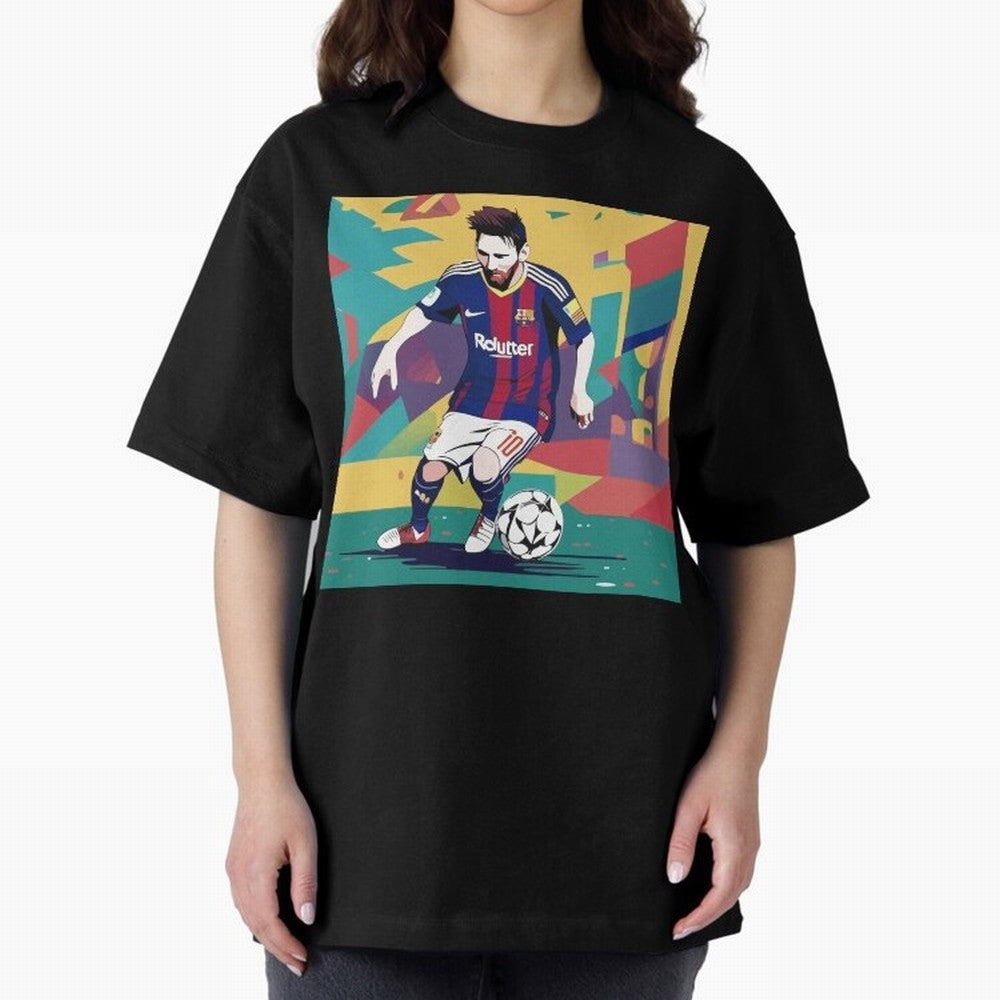 Lionel Messi Barcelona Football Classic T-Shirt Show Your Love for FIFA World Cup 2026 Group Stage for Fans of Haaland and Mbappe and Portugal, Bringing Tournament Hype, Historic Matchups, Family Viewing Parties and Global Sports Pride; Ideal for