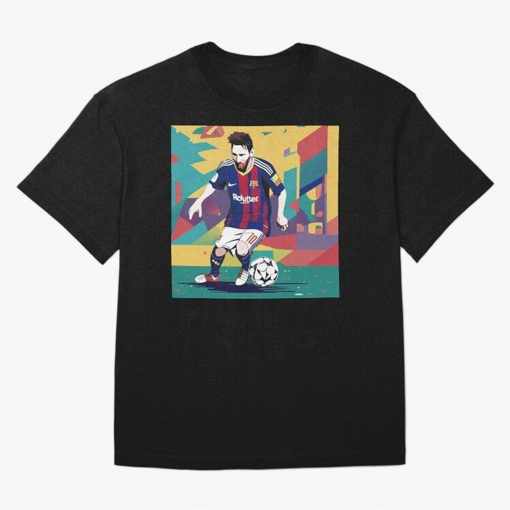 Lionel Messi Barcelona Football Classic T-Shirt Show Your Love for FIFA World Cup 2026 Group Stage for Fans of Haaland and Mbappe and Portugal, Bringing Tournament Hype, Historic Matchups, Family Viewing Parties and Global Sports Pride; Ideal for
