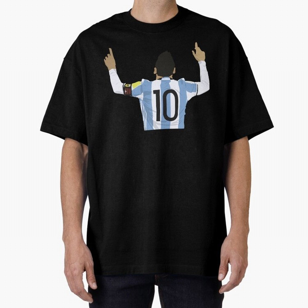 Lionel Messi Sticker #l68 Classic T-Shirt Support Your Favorite Stars during Global Football Passion for FIFA World Cup 2026 USA Canada Mexico, Driven by Messi, Neymar and Mbappe, Brazil, Match Day Excitement, Supporter Culture, Golden Goals and