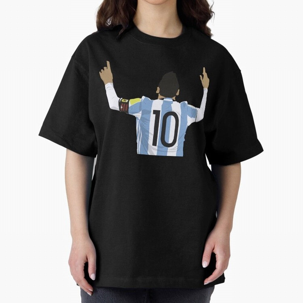 Lionel Messi Sticker #l68 Classic T-Shirt Support Your Favorite Stars during Global Football Passion for FIFA World Cup 2026 USA Canada Mexico, Driven by Messi, Neymar and Mbappe, Brazil, Match Day Excitement, Supporter Culture, Golden Goals and