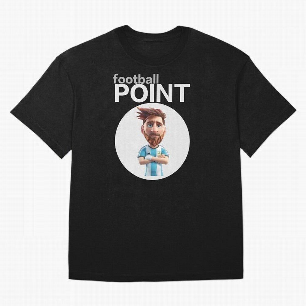 football POINT Oversized T-Shirt Celebrate Classic Football Spirit in Global Football Passion for FIFA World Cup 2026 Group Stage, Capturing Messi, CR7 and Mbappe, England, Football History, Final Match Energy, Crowd Noise and Once in a Lifetime
