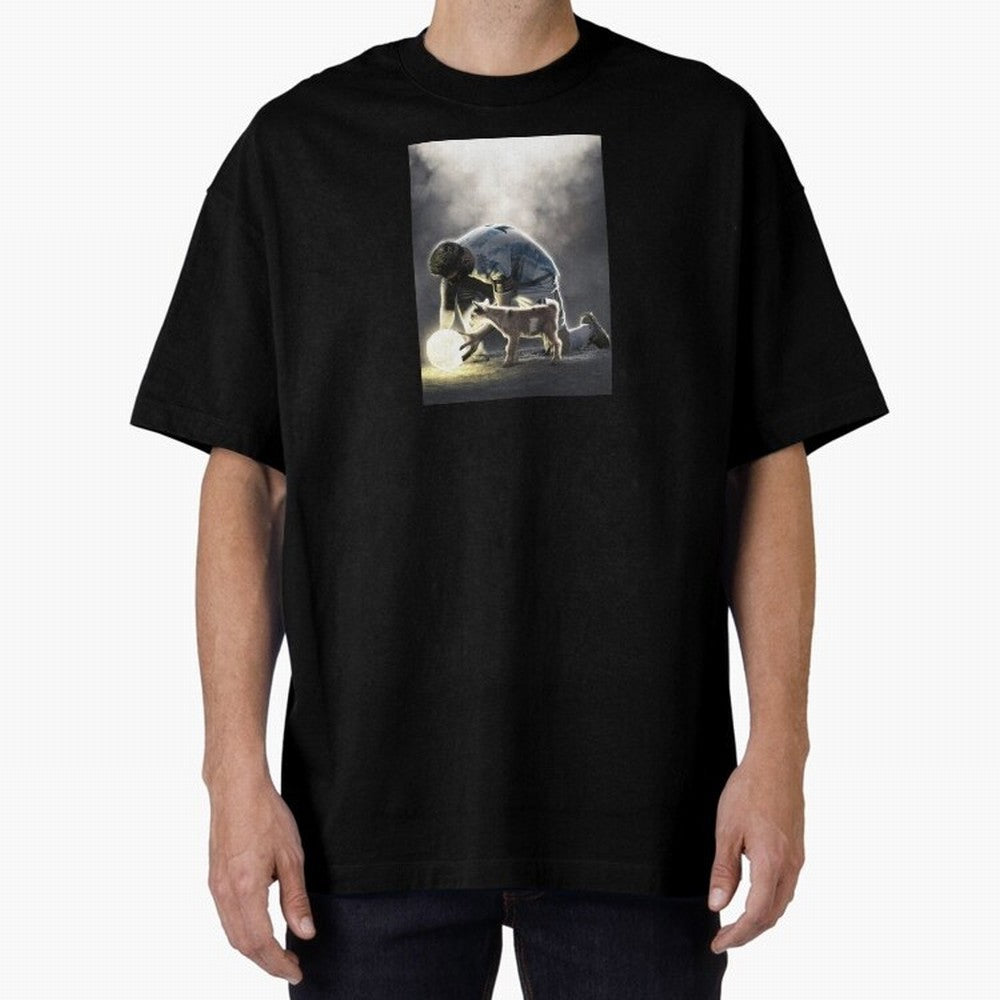 LIONEL MESSI GOAT Oversized T-Shirt Create Match Day Hype around FIFA World Cup 2026, Messi, Neymar and Mbappe, Spain, Stadium Chants, National Pride, Trophy Dreams and Unforgettable Football Memories; Made for Die Hard Supporters, Soccer Lovers,
