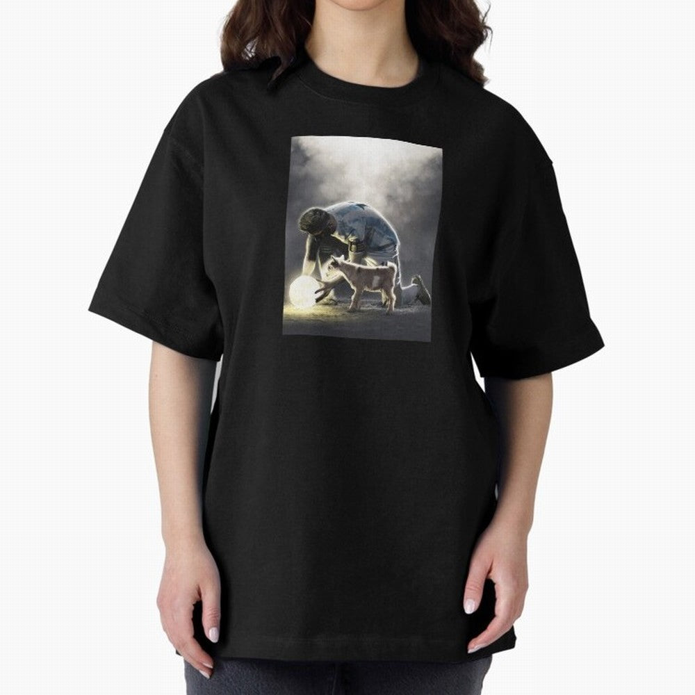 LIONEL MESSI GOAT Oversized T-Shirt Create Match Day Hype around FIFA World Cup 2026, Messi, Neymar and Mbappe, Spain, Stadium Chants, National Pride, Trophy Dreams and Unforgettable Football Memories; Made for Die Hard Supporters, Soccer Lovers,