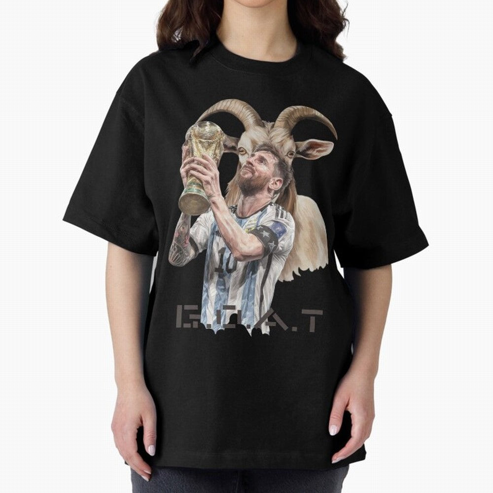 The G.O.A.T of Football, Lionel Messi Classic T-Shirt Honor the Football Icons of Global Football Passion for FIFA World Cup 2026 USA Canada Mexico, Connected to Cristiano Ronaldo, Netherlands, Supporter Pride, Iconic Celebrations, Legendary Names