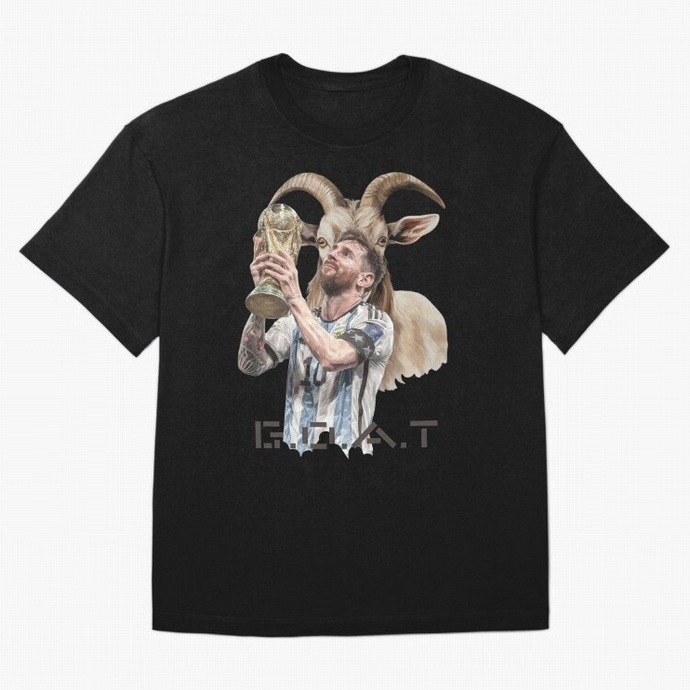 The G.O.A.T of Football, Lionel Messi Classic T-Shirt Honor the Football Icons of Global Football Passion for FIFA World Cup 2026 USA Canada Mexico, Connected to Cristiano Ronaldo, Netherlands, Supporter Pride, Iconic Celebrations, Legendary Names