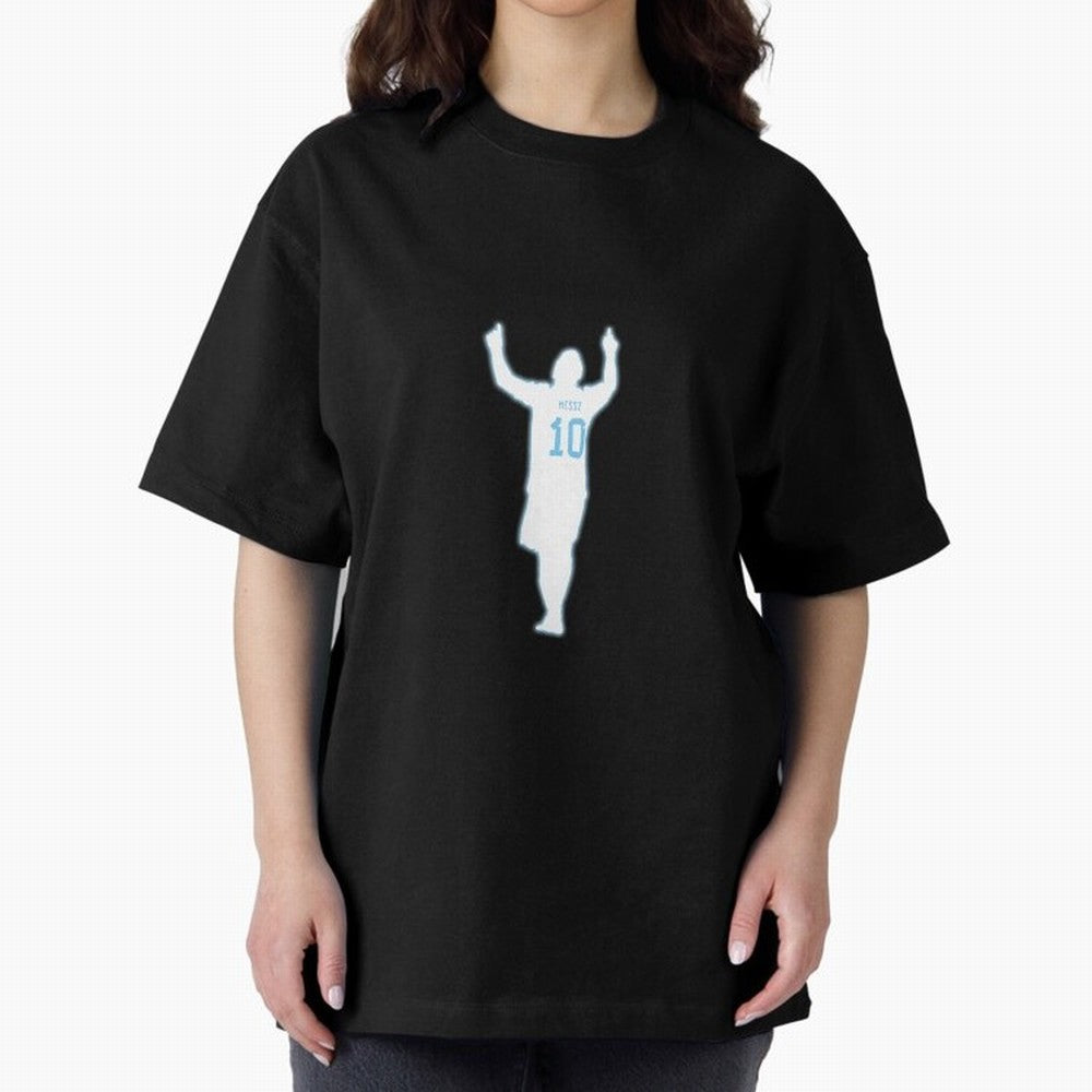 Lionel Messi Iconic Celebration Pose - Argentina Colors Classic T-Shirt Bring a Champion Mindset to FIFA World Cup 2026 Group Stage for Fans of Messi, CR7 and Mbappe and England and Germany, Bringing Global Supporter Spirit, Legendary Goals,