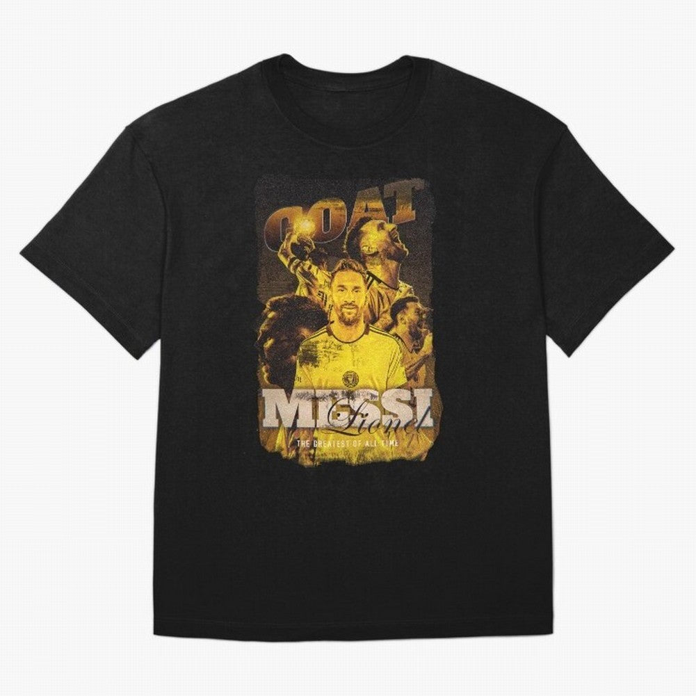 Lionel Messi The Goat Classic T-Shirt Share Match Day Hype around FIFA World Cup 2026 Group Stage, Messi, CR7 and Mbappe, Brazil, Portugal and Argentina, Champion Mindset, Group Stage Buzz, Knockout Tension and Passionate Fan Culture; Perfect for