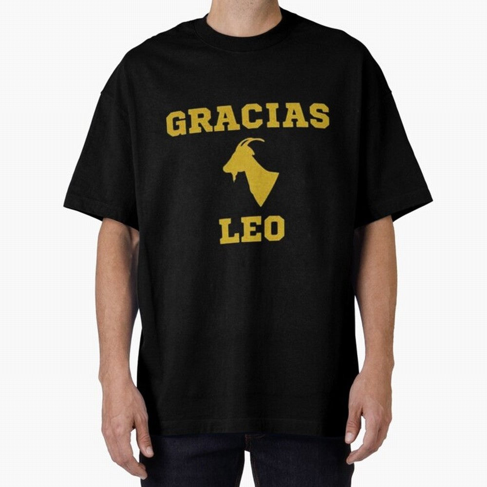 Gracias Leo| Perfect Gift For you and friends Classic T-Shirt Capture Stadium Memories from Global Football Passion for FIFA World Cup 2026 Group Stage, Featuring Cristiano Ronaldo, Haaland and CR7, Brazil, Portugal and Argentina, Fan Favorite