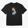 Lionel Messi Oversized T-Shirt Show Your Love for FIFA World Cup 2026 USA Canada Mexico for Fans of Messi and Cristiano Ronaldo and England, Bringing Soccer Culture, Superstar Moments, National Team Dreams and Competitive Fire; Built for Supporters