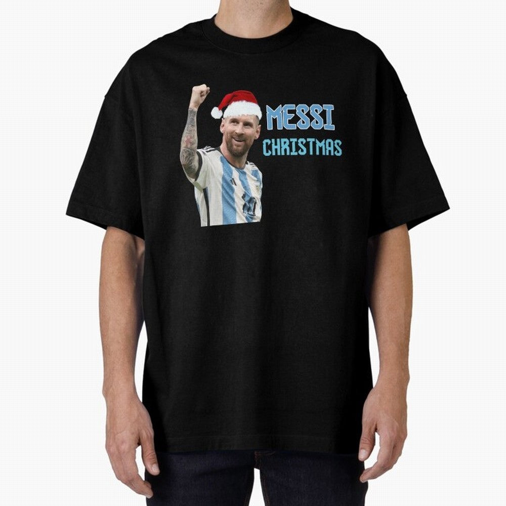 Messi Christmas - Lionel Messi Christmas Design Classic T-Shirt Bring Stadium Energy to FIFA World Cup 2026 USA Canada Mexico Driven by Neymar, Haaland and Cristiano Ronaldo, Portugal Energy, Retro Football Energy, Iconic Rivalries, Trophy Chase