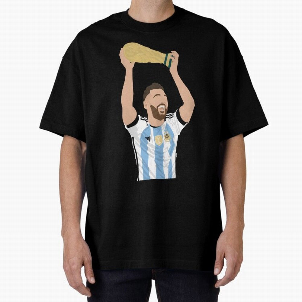 Messi minimalist design Classic T-Shirt Bring Trophy Dreams to FIFA World Cup 2026 USA Canada Mexico for Fans of Messi and Cristiano Ronaldo and France, Bringing Global Supporter Spirit, Legendary Goals, National Colors and Tournament Celebration;