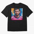 Vibrant Artistic Portrait of Lionel Messi (GOAT) - Digital painting (Version 3) Classic T-Shirt Follow the Road to Global Football Passion for FIFA World Cup 2026 Group Stage, Capturing Mbappe, Argentina and Brazil, Vintage Soccer Flavor, Modern