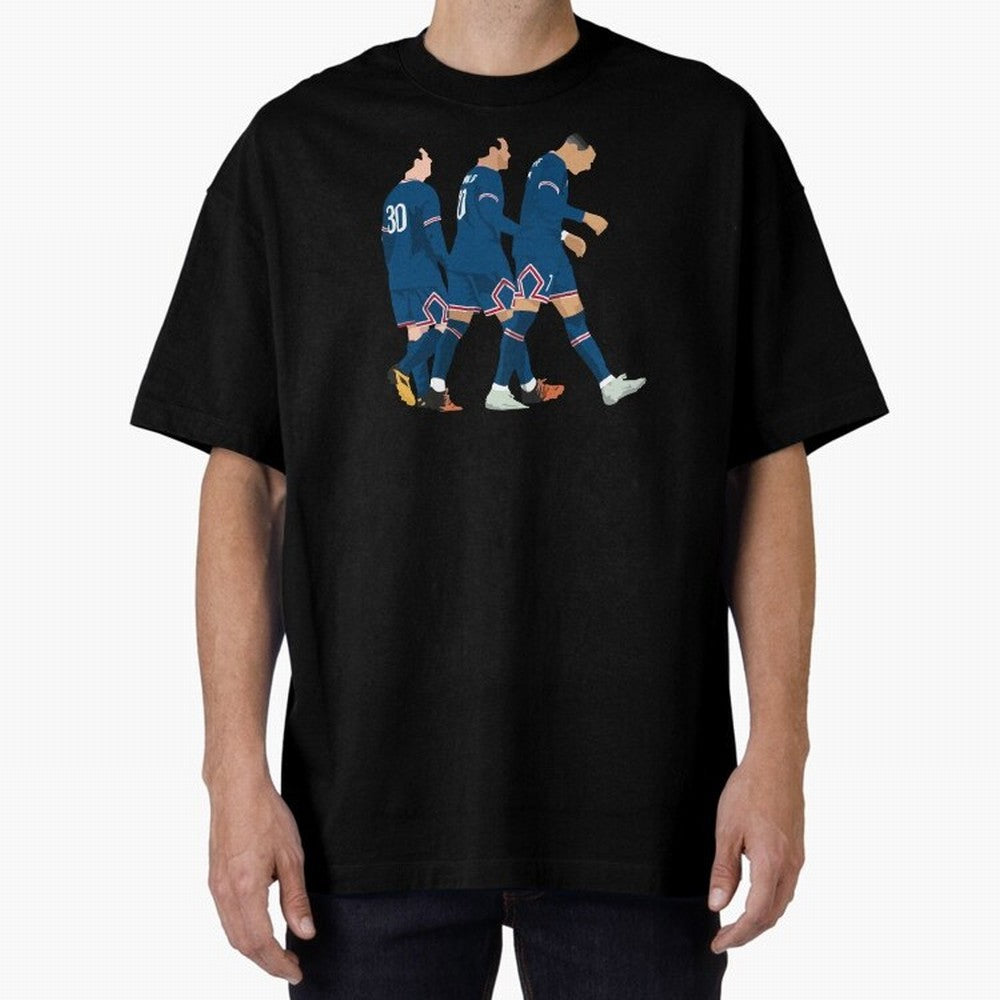 Messi Neymar Mbappe Chilling Classic T-Shirt Honor the Football Icons of FIFA World Cup 2026 Group Stage Spirit, Featuring Spain and Netherlands, Messi, Neymar and Mbappe, Football Passion, Legendary Performances, Festival Vibes and Supporter