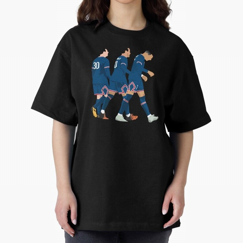 Messi Neymar Mbappe Chilling Classic T-Shirt Honor the Football Icons of FIFA World Cup 2026 Group Stage Spirit, Featuring Spain and Netherlands, Messi, Neymar and Mbappe, Football Passion, Legendary Performances, Festival Vibes and Supporter