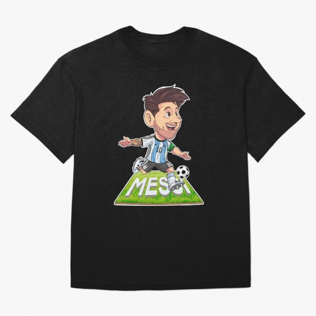 Lionel MESSI Oversized T-Shirt Follow the Road to FIFA World Cup 2026 Group Stage Capturing CR7 and Messi, England Energy, Championship Spirit, Famous Goals, Roaring Crowds and International Football Unity; Great for Watch Parties, Sports Bars,