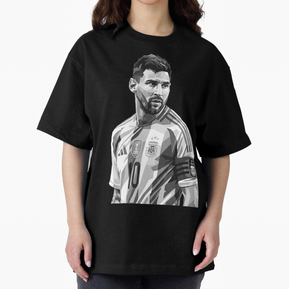 Messi grayscale Classic T-Shirt Bring Global Football Passion for FIFA World Cup 2026 Group Stage, Filled with CR7, Brazil, Supporter Pride, Iconic Celebrations, Legendary Names and Global Match Day Energy; Perfect for Fans, Collectors, Family