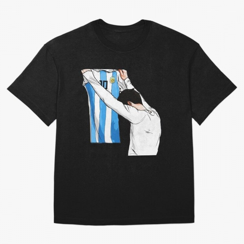 Lionel Messi holding his shirt, Argentina copa america| Perfect Gift For you and friends Classic T-Shirt Carry National Pride through the FIFA World Cup 2026 Group Stage Journey through CR7 Highlights, Netherlands Pride, Match Day Excitement,