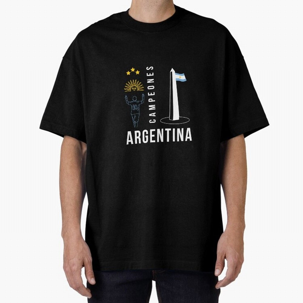 Argentina Campeon Essential T-Shirt Relive FIFA World Cup 2026 USA Canada Mexico for Fans of Messi and France, Bringing Stadium Memories, Football Loyalty, International Chants and Championship Tradition; Great for Supporters Who Love Legendary