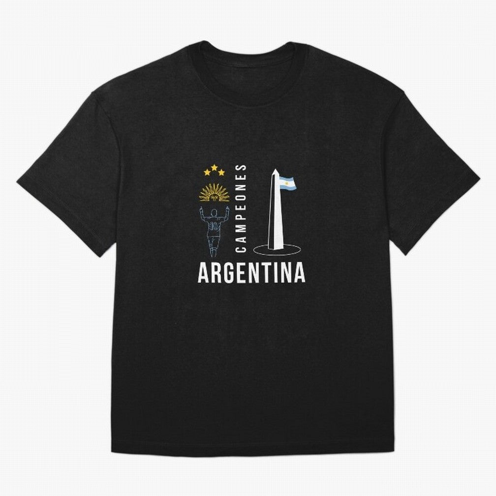 Argentina Campeon Essential T-Shirt Relive FIFA World Cup 2026 USA Canada Mexico for Fans of Messi and France, Bringing Stadium Memories, Football Loyalty, International Chants and Championship Tradition; Great for Supporters Who Love Legendary