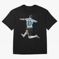 Messi 10 The Goat Oversized T-Shirt Stand Out with Spirit from Match Day Hype around FIFA World Cup 2026, Messi and Cristiano Ronaldo, France and Portugal, Global Supporter Spirit, Legendary Goals, National Colors and Tournament Celebration; Ideal