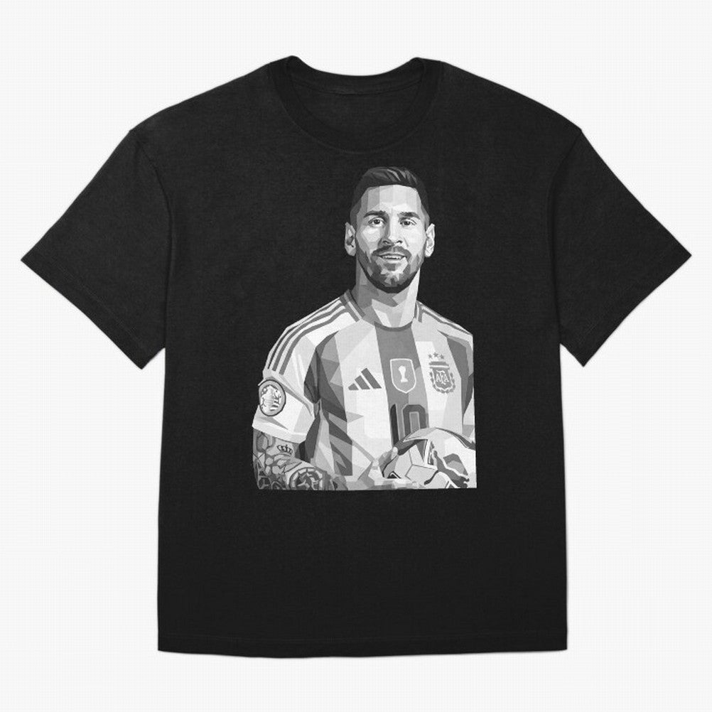 Messi grayscale Classic T-Shirt Show Match Day Excitement for the FIFA World Cup 2026 Journey through Haaland and Mbappe Highlights, France Pride, Fan Favorite Moments, National Team Passion, Big Match Drama and Soccer History; Made for Collectors