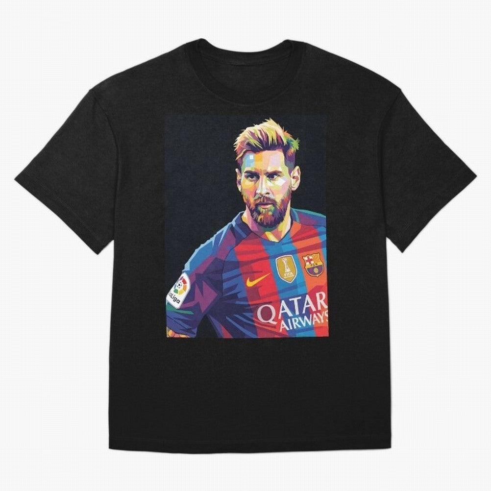 Messi Wpap Oversized T-Shirt Celebrate Classic Football Spirit in the FIFA World Cup 2026 Group Stage Journey through Mbappe Highlights, Argentina, France and Brazil Pride, Sports Nostalgia, International Competition, Famous Players and