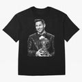 Messi grayscale Oversized T-Shirt Celebrate Football Dreams Across FIFA World Cup 2026 for Fans of Mbappe and Neymar and Argentina, France and Brazil, Bringing Fan Favorite Moments, National Team Passion, Big Match Drama and Soccer History; Ideal