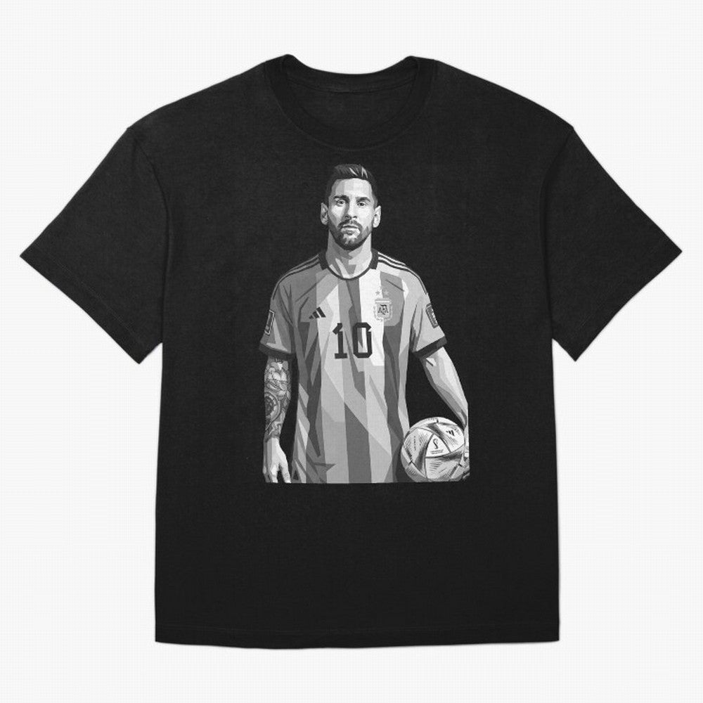 Messi grayscale Classic T-Shirt Represent Football Lovers during Match Day Hype around FIFA World Cup 2026, CR7 and Messi, France, Global Supporter Spirit, Legendary Goals, National Colors and Tournament Celebration; Ideal for Fans Who Follow