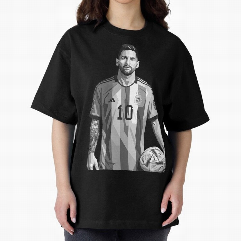 Messi grayscale Classic T-Shirt Represent Football Lovers during Match Day Hype around FIFA World Cup 2026, CR7 and Messi, France, Global Supporter Spirit, Legendary Goals, National Colors and Tournament Celebration; Ideal for Fans Who Follow