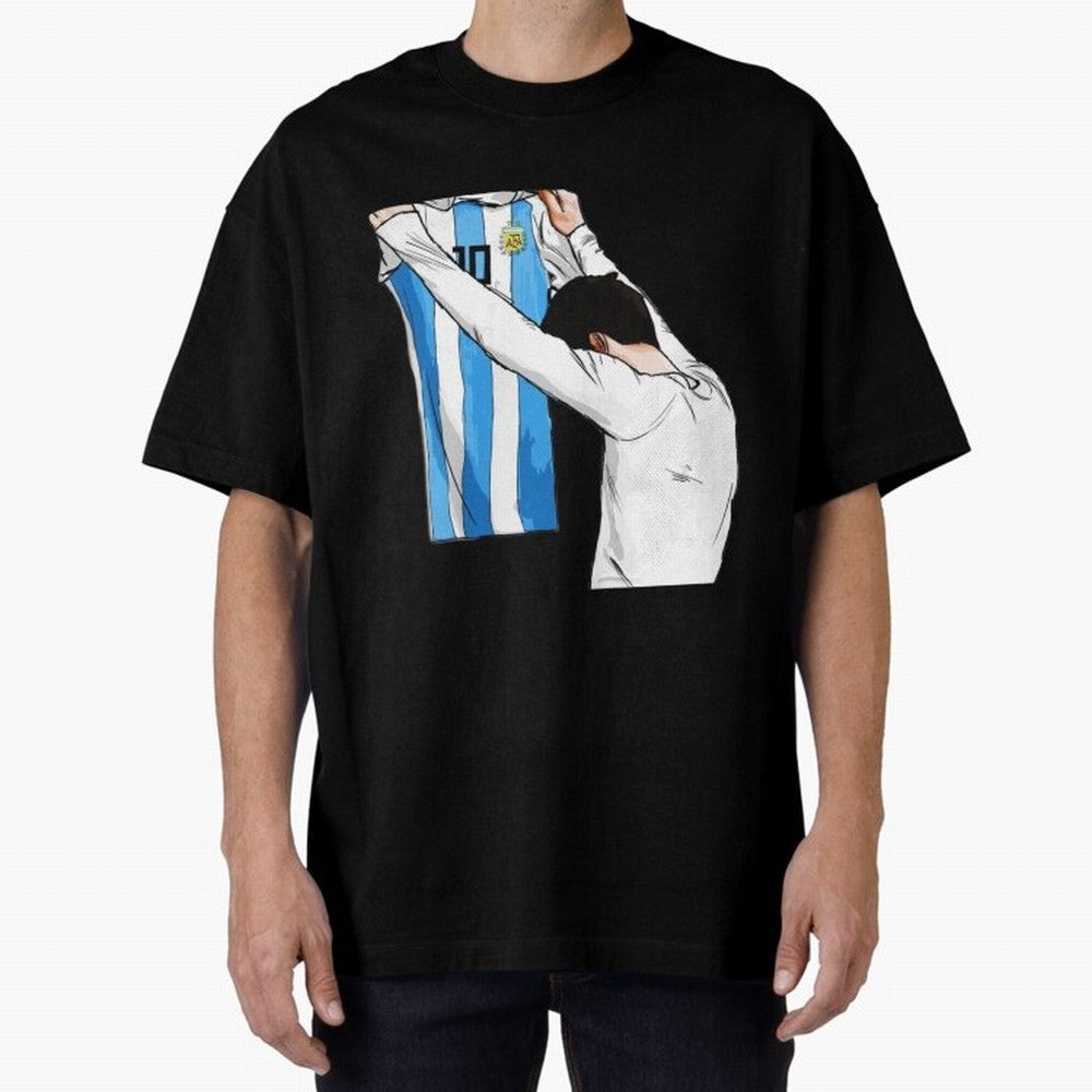 Lionel Messi holding his shirt, Argentina copa america| Perfect Gift For you and friends Classic T-Shirt Discover Match Day Hype around FIFA World Cup 2026 Group Stage, Messi, Argentina and Brazil, Football Festival Excitement, Trophy Ambitions,