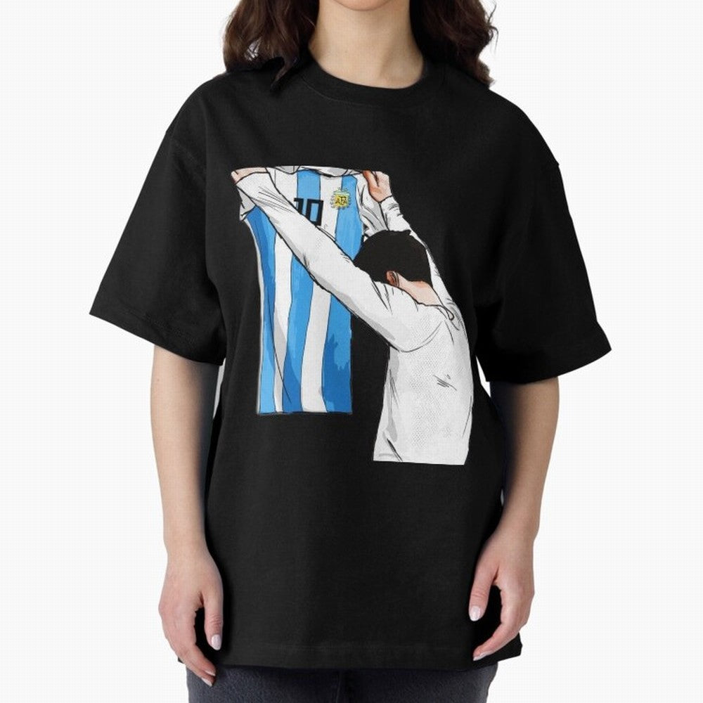 Lionel Messi holding his shirt, Argentina copa america Classic T-Shirt Show Your Love for FIFA World Cup 2026 USA Canada Mexico Spirit, Highlighting Spain, Messi, CR7 and Mbappe, Stadium Chants, National Pride, Trophy Dreams and Unforgettable