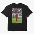 Lionel Messi (2) caricature Oversized T-Shirt Turn Every Weekend Toward the FIFA World Cup 2026 Journey through Neymar, Haaland and Cristiano Ronaldo Highlights, France and Portugal Pride, Football History, Final Match Energy, Crowd Noise and Once